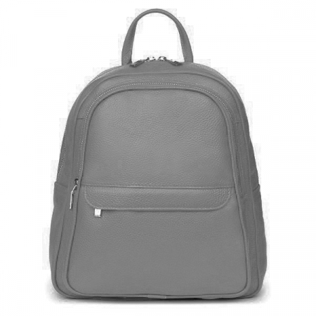 Rucsac dama din piele naturala moale, model 270, Gri [1]