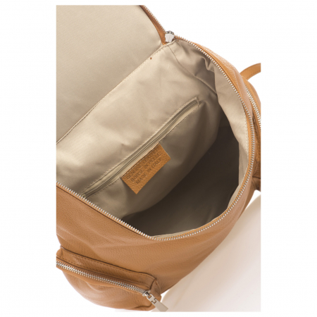 Rucsac dama Massimo Castelli, din piele naturala, model 7124, Maro coniac [2]