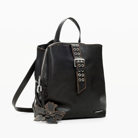 Rucsac de dama, Desigual, seria Curio Choco Sumy Mini, Negru [1]