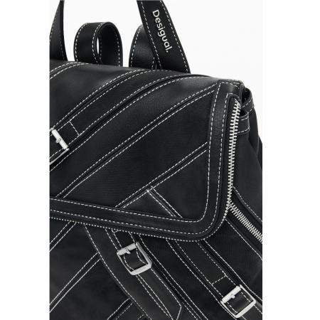 Rucsac de dama, Desigual, seria Fibonacci Hampton, Negru [4]