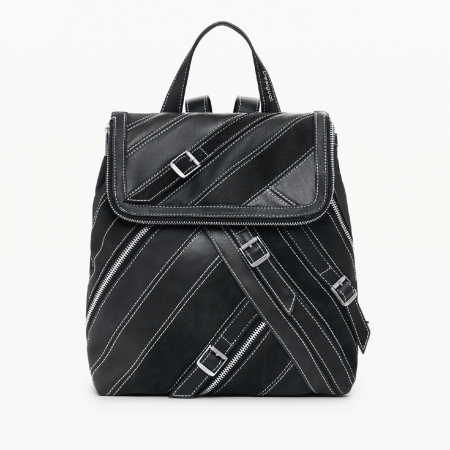 Rucsac de dama, Desigual, seria Fibonacci Hampton, Negru [6]