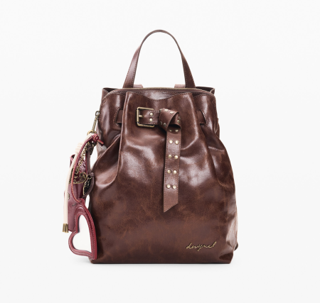 Rucsac de dama, Desigual, seria Galaxy Luena Mini - Maro ciocolata [3]