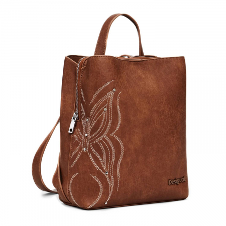 Rucsac de dama, Desigual, seria Goodall Sumy Mini, Maro coniac [1]