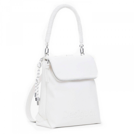 Rucsac de dama, Desigual, seria Half Hampton, Alb [1]