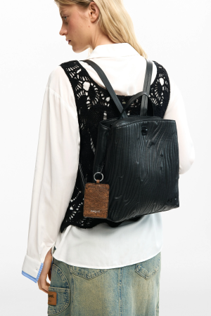 Rucsac de dama, Desigual, seria Helium Sumy Mini, Negru [2]