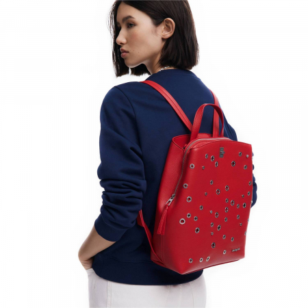 Rucsac de dama, Desigual, seria Rebel Sumy, Rosu