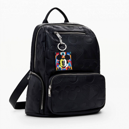 Rucsac de dama, Desigual, seria Mickey Chester, Negru [1]