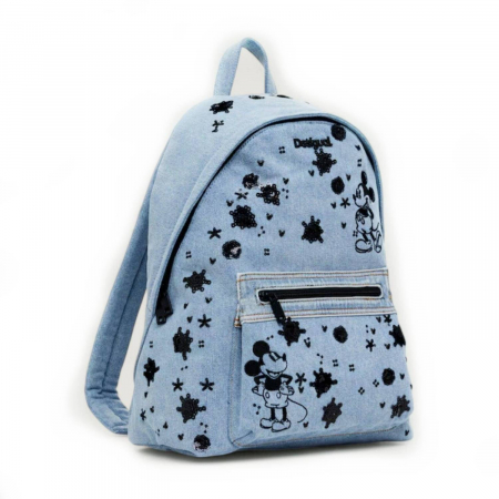 Rucsac de dama, Desigual, seria Mickey Splendia Mombasa, Azur