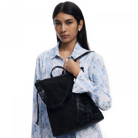 Rucsac de dama, Desigual, seria Patch Tango, Negru