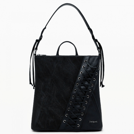 Rucsac de dama, Desigual, seria Patch Tango, Negru [4]