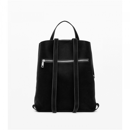 Rucsac de dama, Desigual, seria Pocket Face Sumy Multipocket, Negru [4]