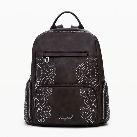 Rucsac de dama, Desigual, seria Poker Face Chester, Maro ciocolata [3]