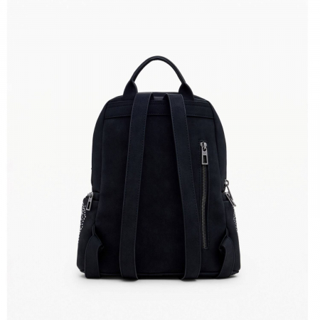 Rucsac de dama, Desigual, seria Poker Face Chester, Negru [10]