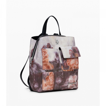 Rucsac de dama, Desigual, seria Porcket Blossom Sumy Mini, Multicolor [1]