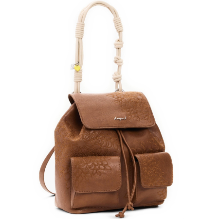Rucsac de dama, Desigual, seria Sierra Prisa Mini, Camel