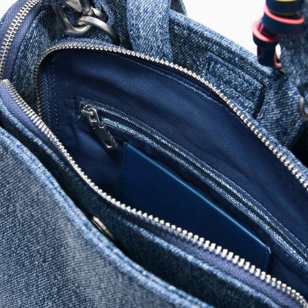 Rucsac de dama, Desigual, seria Torio Denim Sumy Mini Soft, Albastru [2]