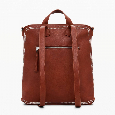 Rucsac de dama, Desigual, seria Trama Pretoria, Maro coniac [6]