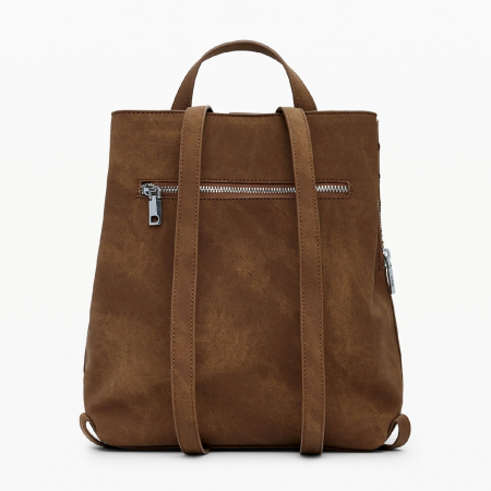 Rucsac de dama, Desigual, seria Yankee Metal Patch Sumy, Maro camel [7]