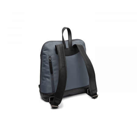 Rucsac de dama din nylon si  piele naturala, The Chesterfield Brand, Nesna, Gri [5]