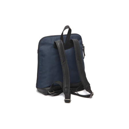 Rucsac de dama din nylon si  piele naturala, The Chesterfield Brand, Nesna, Bleumarin [5]