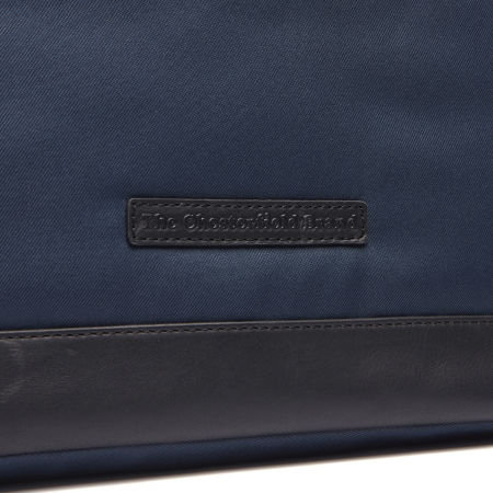 Rucsac de dama din nylon si  piele naturala, The Chesterfield Brand, Nesna, Bleumarin [3]