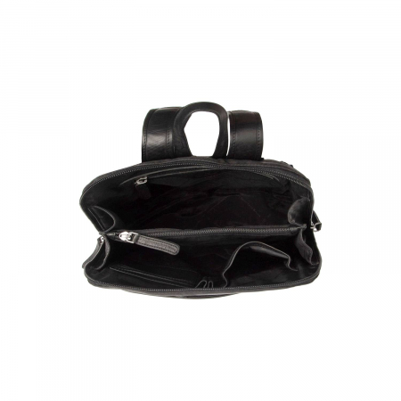 Rucsac de dama din nylon si  piele naturala, The Chesterfield Brand, Nesna, Negru [1]