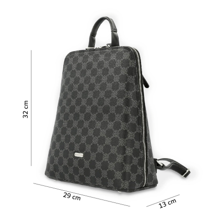 Rucsac de dama, din piele ecologica, Picard, seria Euphoria, Negru [2]