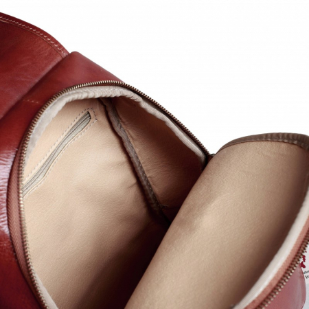Rucsac  de dama din piele maro model R101 [2]