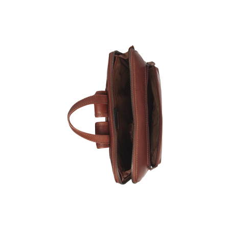 Rucsac de dama din piele moale, The Chesterfield Brand, Fornella, Maro coniac [2]