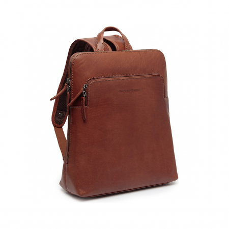 Rucsac de dama din piele moale, The Chesterfield Brand, Fornella, Maro coniac