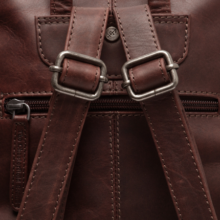 Rucsac de dama din piele moale, The Chesterfield Brand, Linford, Maro inchis [7]