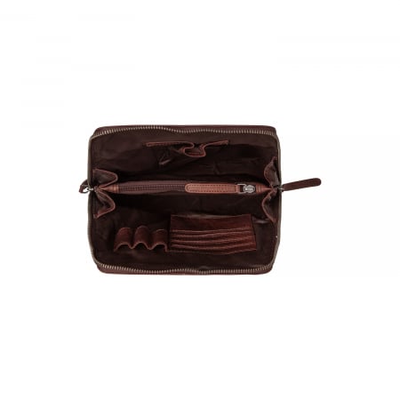 Rucsac de dama din piele moale, The Chesterfield Brand, Linford, Maro inchis [3]