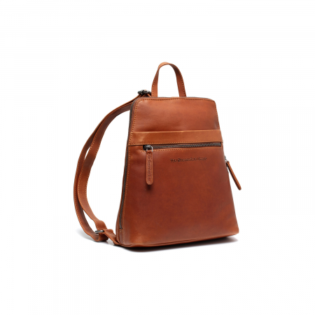 Rucsac de dama din piele moale, The Chesterfield Brand, Linford, Maro coniac