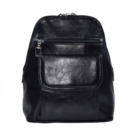 Rucsac de dama din piele naturala, model 119, Negru [1]