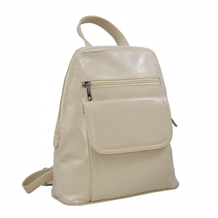 Rucsac de dama din piele naturala, model 119,  Bej [1]