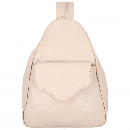 Rucsac de dama din piele naturala moale, model 126, Nude [1]