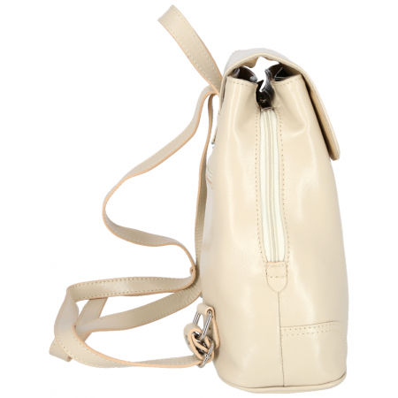 Rucsac de dama din piele naturala, model 097, Bej [3]