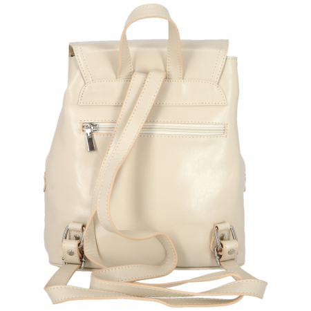 Rucsac de dama din piele naturala, model 097, Bej [2]