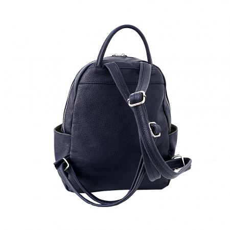 Rucsac de dama din piele naturala, model R137, Bleumarin [1]