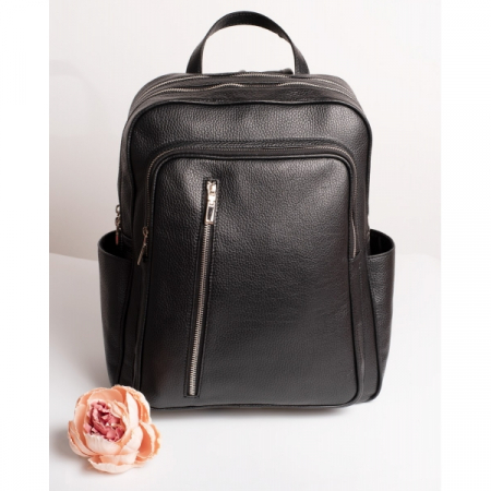 Rucsac de barbati, piele naturala, seria 277, Negru [3]