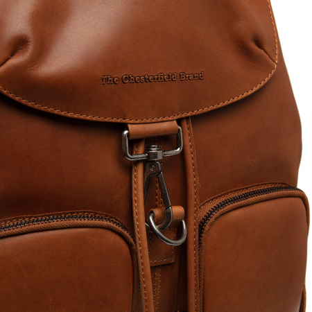 Rucsac de dama din piele naturala, The Chesterfield Brand, Acadia, Maro coniac [3]