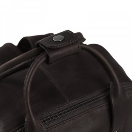Rucsac de dama din piele naturala, The Chesterfield Brand, Bellary, Maro inchis [4]