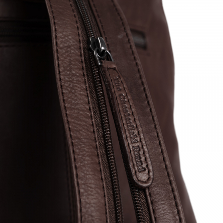 Rucsac de dama din piele naturala, The Chesterfield Brand, Claire, Maro inchis [3]