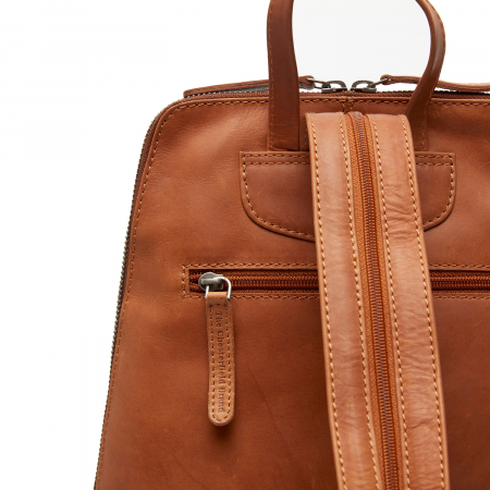 Rucsac de dama din piele naturala, The Chesterfield Brand, Claire, Maro coniac [4]
