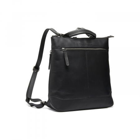 Rucsac de dama din piele naturala, The Chesterfield Brand, Harare, Negru