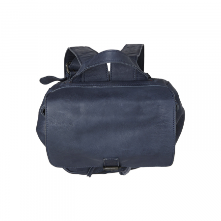 Rucsac de dama din piele naturala, The Chesterfield Brand, Mick, Bleumarin [3]