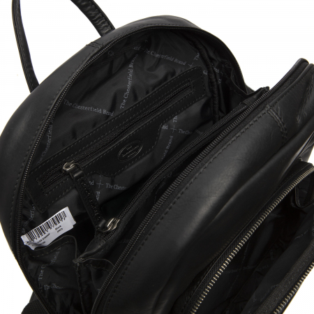 Rucsac de dama din piele naturala, The Chesterfield Brand, Santana, Negru [1]