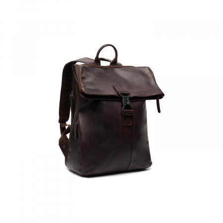 Rucsac unisex din piele naturala, The Chesterfield Brand, Savona, Maro inchis [1]