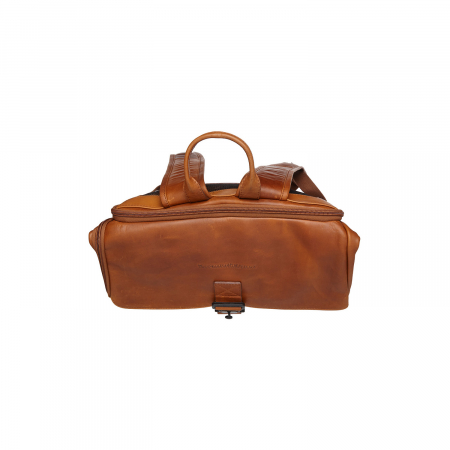Rucsac unisex din piele naturala, The Chesterfield Brand, Savona, Maro coniac [5]