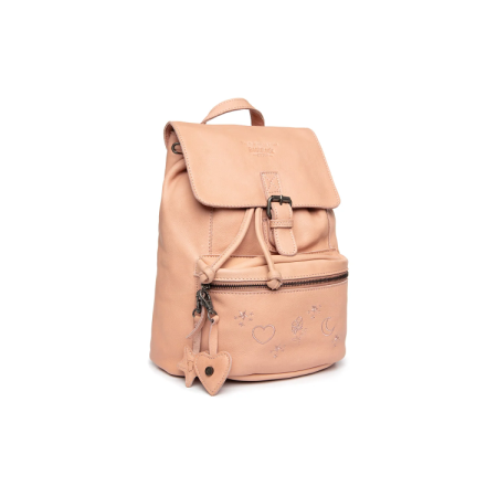 Rucsacuri - Rucsac de dama din piele naturala The Chesterfield Brand, Westwick - Roz pudrat